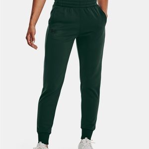 Brand new womens dark green under armour joggers